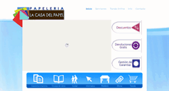 Desktop Screenshot of papelerialacasadelpapel.com